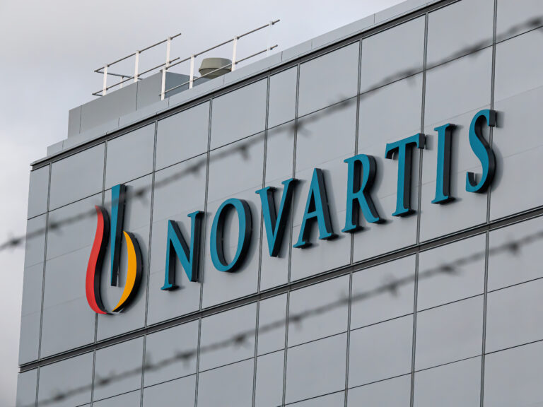 STEIN, SWITZERLAND - FEBRUARY 18, 2020: Novartis is the second largest pharmaceutical company in the world. Novartis Pharma in Stein produces new medicaments and delivers them in 150 countries.