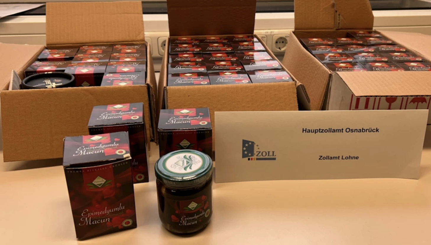 Sildenafil in Marmelade geschmuggelt