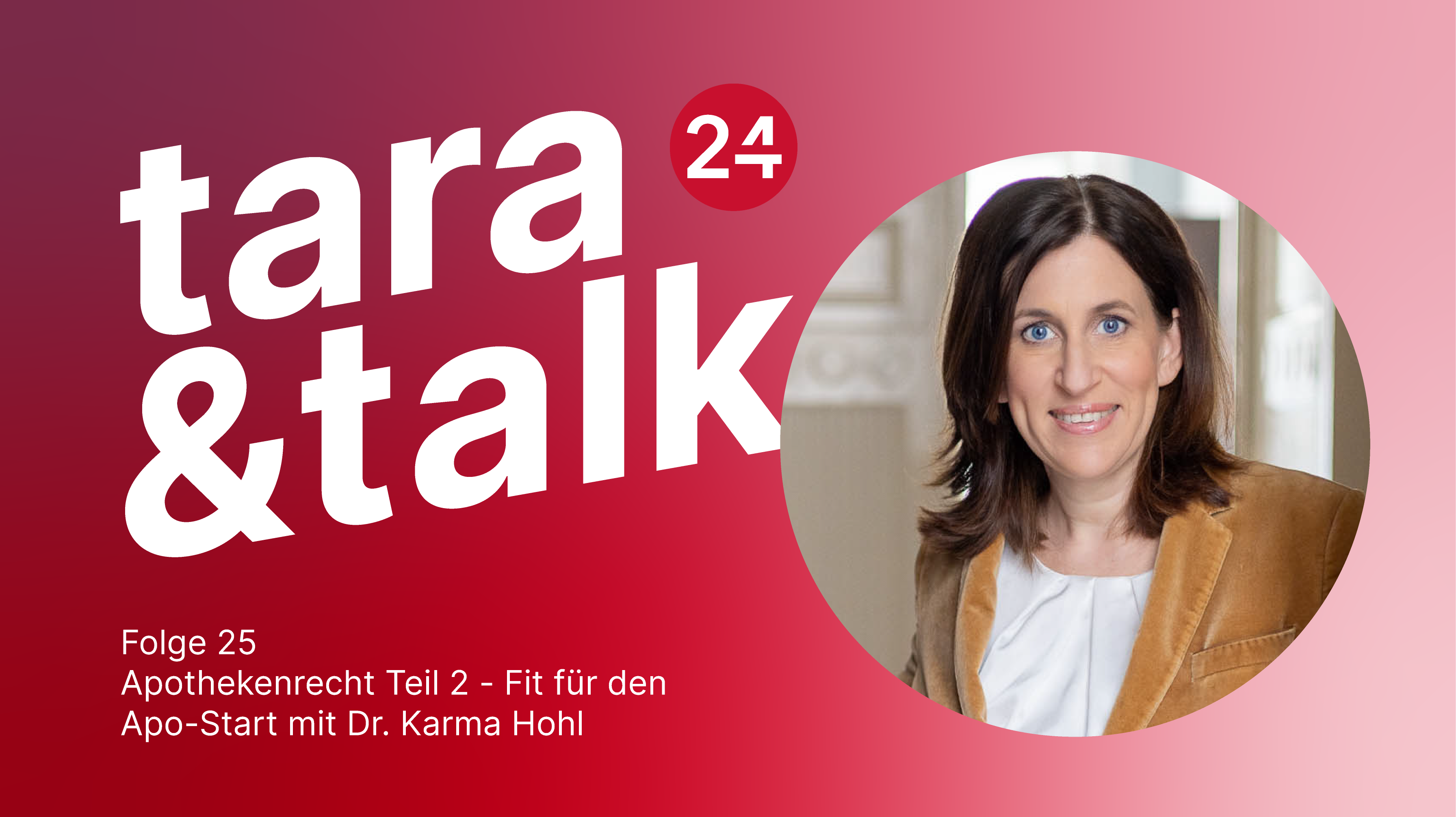 Folge 25: Apothekenrecht Teil 2 – Fit für den Apo-Start mit Dr. Karma Hohl