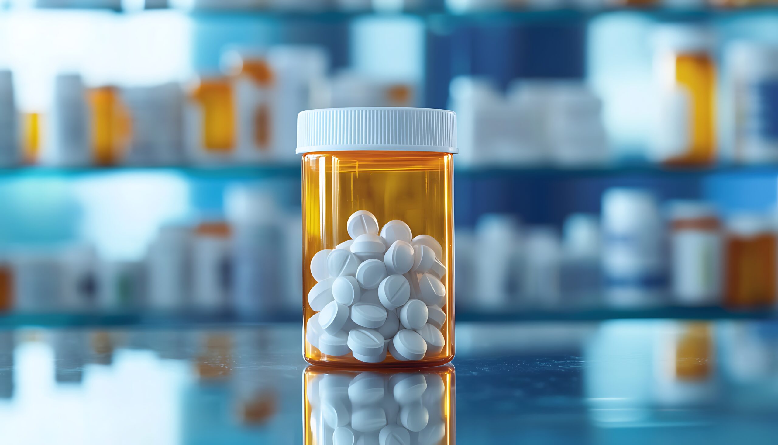 Dose mit Tabletten