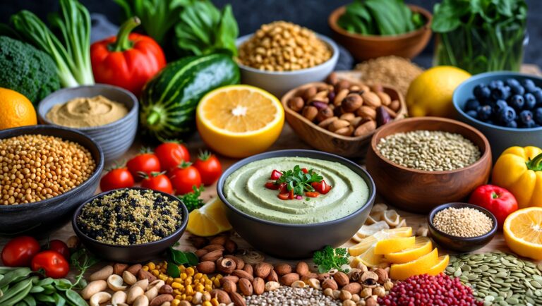 Symbolbild: Eine Ansammlung von Gemüse, um die pflanzenbasierte Ernährung darzustellen.