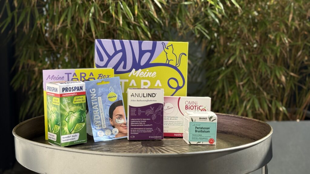 Meine TARA-Box enthaltene Produkte und Magazin