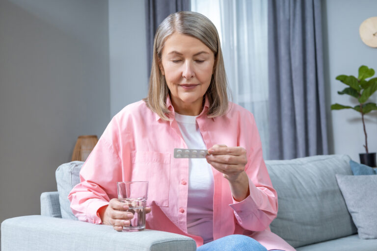 Frau in den Wechseljahren