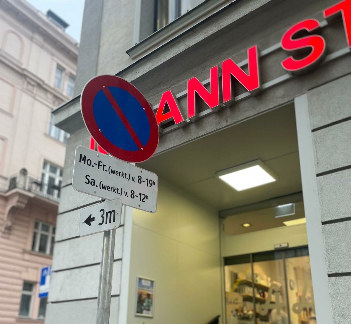 „Haltezone für deinen Einkauf“