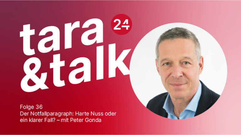 Das Tara&Talk mit dem Foto von Peter Gonda.
