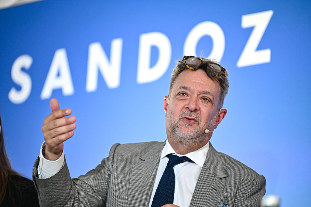 Sandoz-CEO Richard Saynor beim Festakt in Kundl