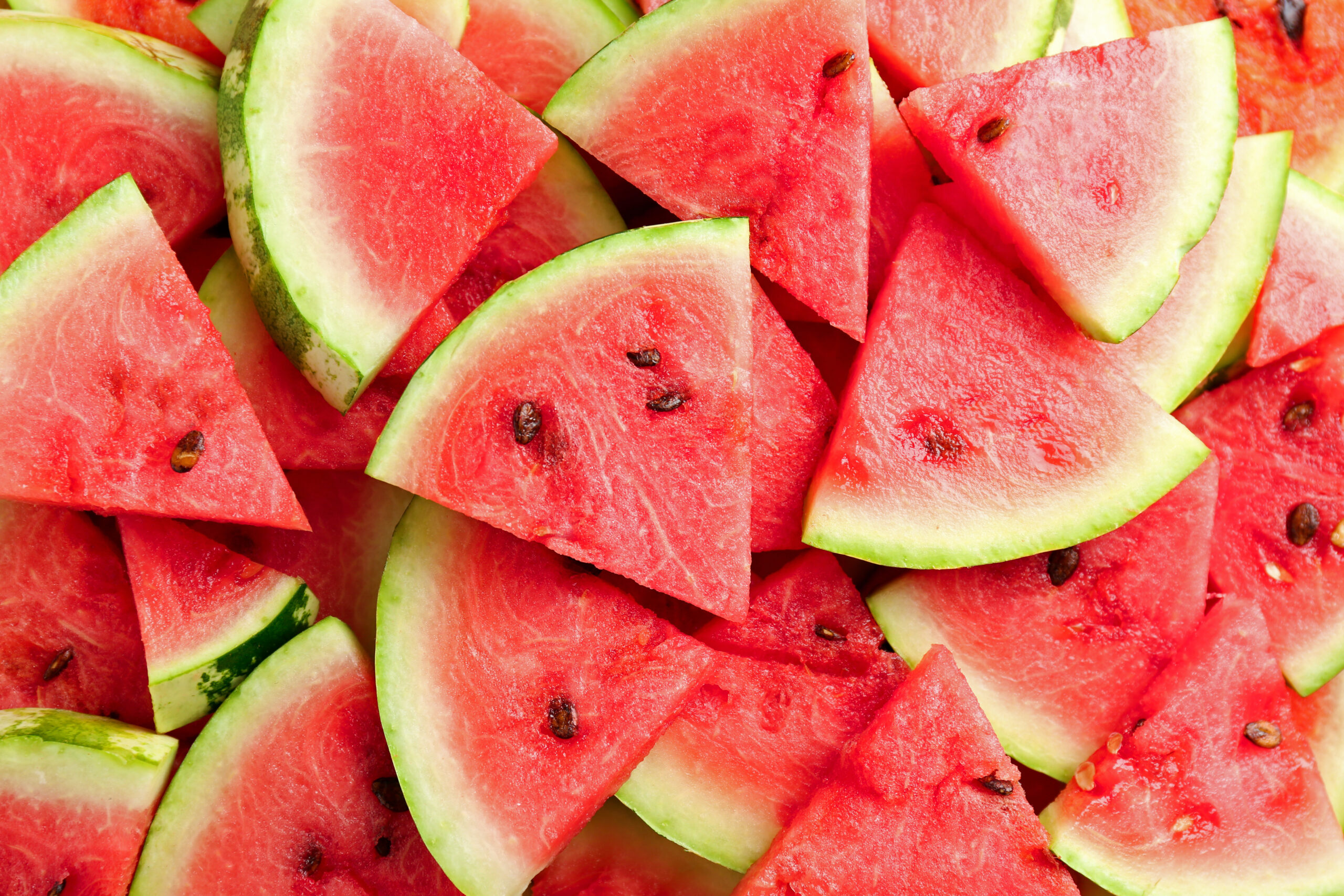 Symbolbild: Mehrere Wassermelonenscheiben.