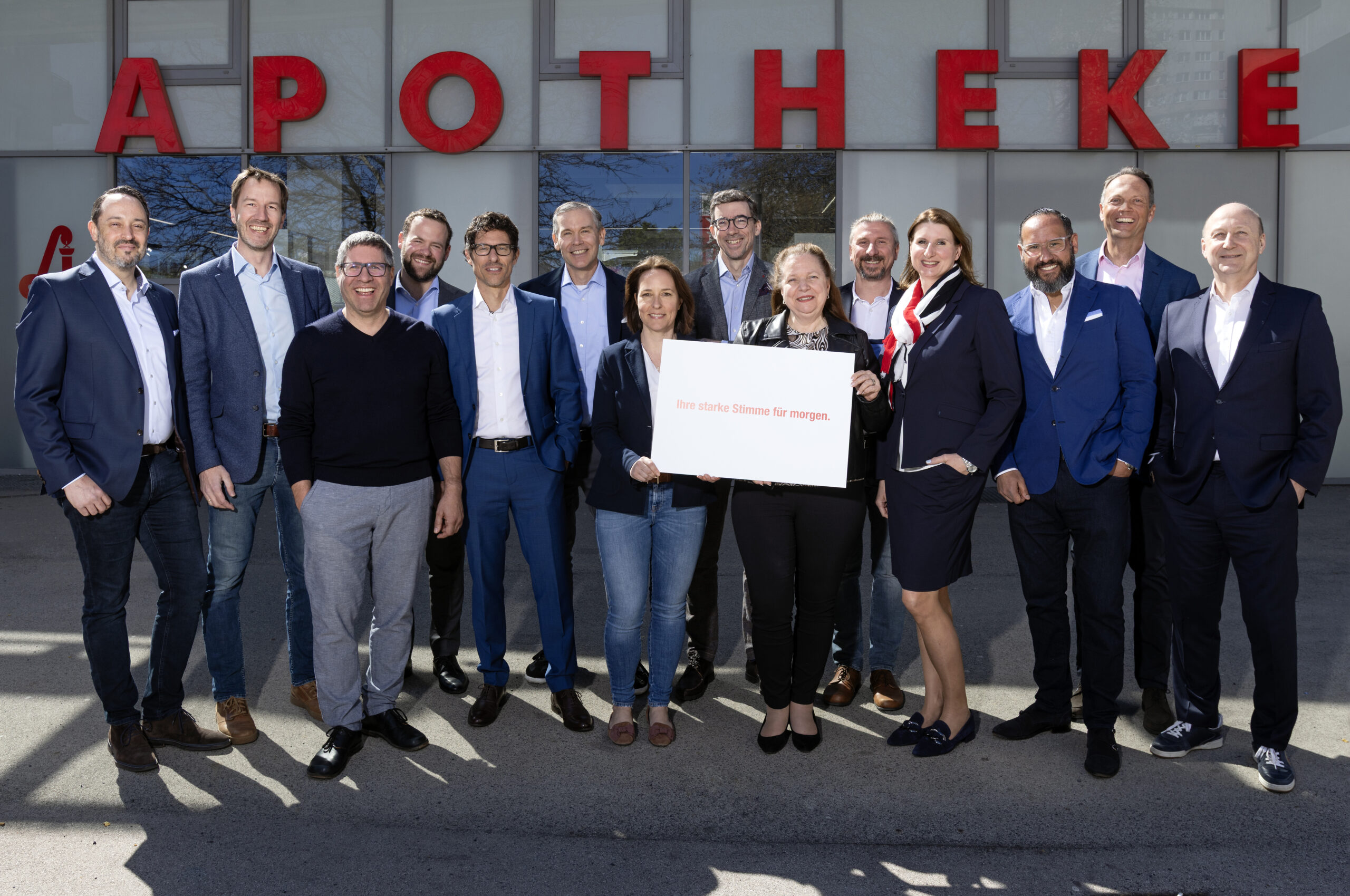 Die Mitglieder der Wahlplattform "Wir Wiener Apothekerinnen" im Gruppenfoto.