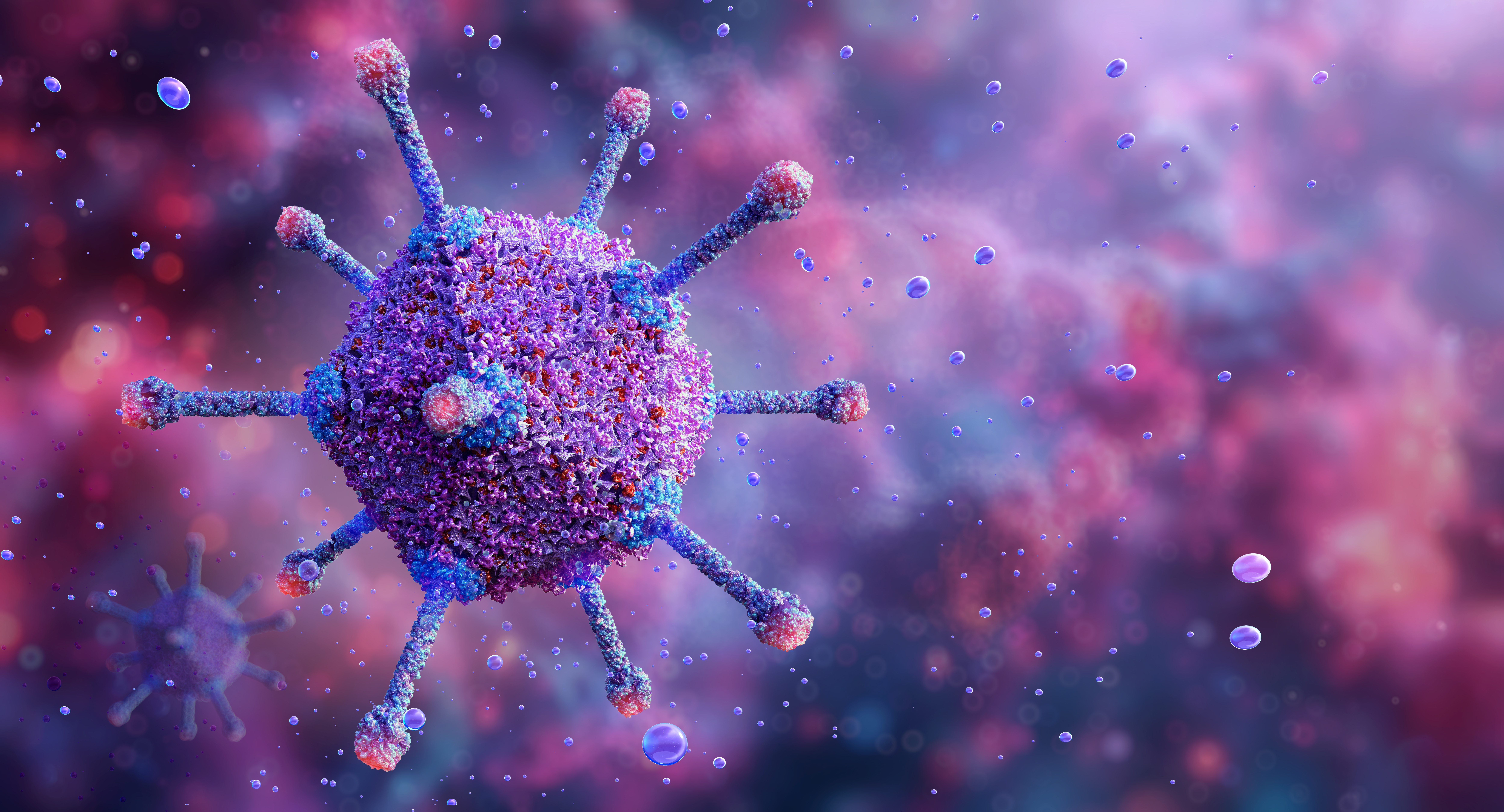 Symbolbild: Adeno-associated virus (AAV virus)